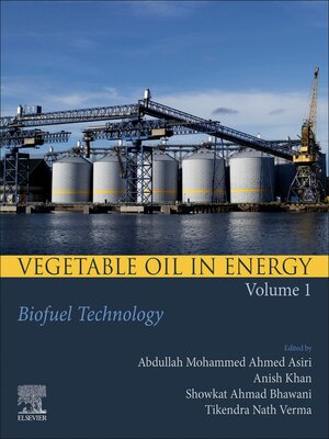 cover image of Vegetable Oil in Energy, Volume 1